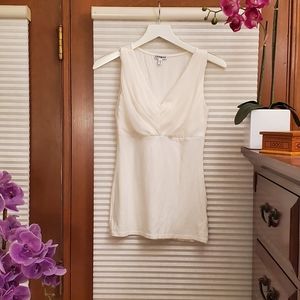 COPY - Express Cream Gathered Neckline Top